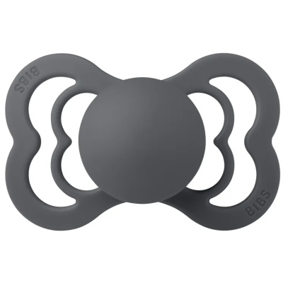 Соска-пустышка силиконовая 6-36 месяцев BIBS Supreme Silicone Iron 610221 1